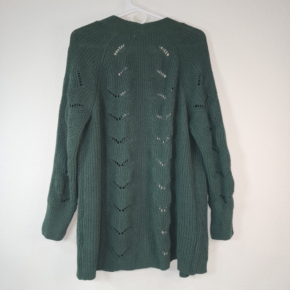 Maurices green cardigan size 0X - Picture 2 of 5